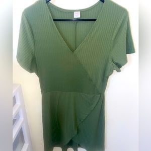 Green summer dress